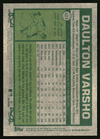 Daulton Varsho 2026 Topps Heritage #223 Dark Yellow