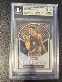 Victor Wembanyama #1 2023-24 Panini Prizm Draft Picks Brilliance BGS 9.5