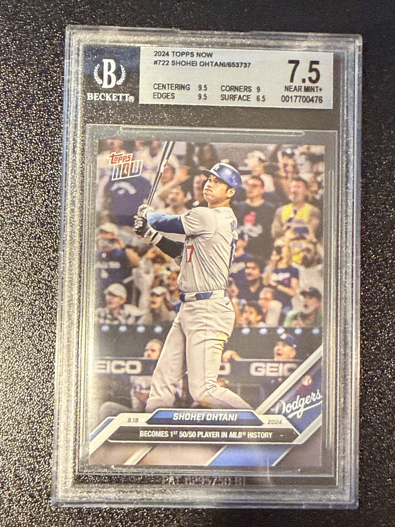 Shohei Ohtani #722 2024 Topps Now BGS 7.5