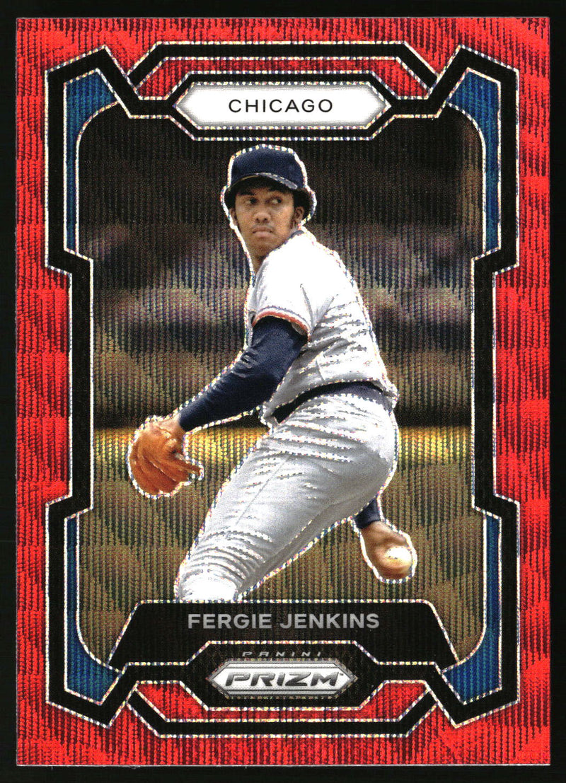 Fergie Jenkins 2023 Panini Prizm #290 Ruby Wave Prizms