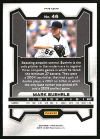 Mark Buehrle 2024 Panini Prizm #46 Ruby Wave Prizms