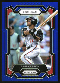 Barry Larkin 2024 Panini Prizm #139 Blue Prizms SN