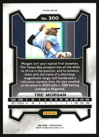 Tre’ Morgan 2024 Panini Prizm #300 Blue Prizms SN