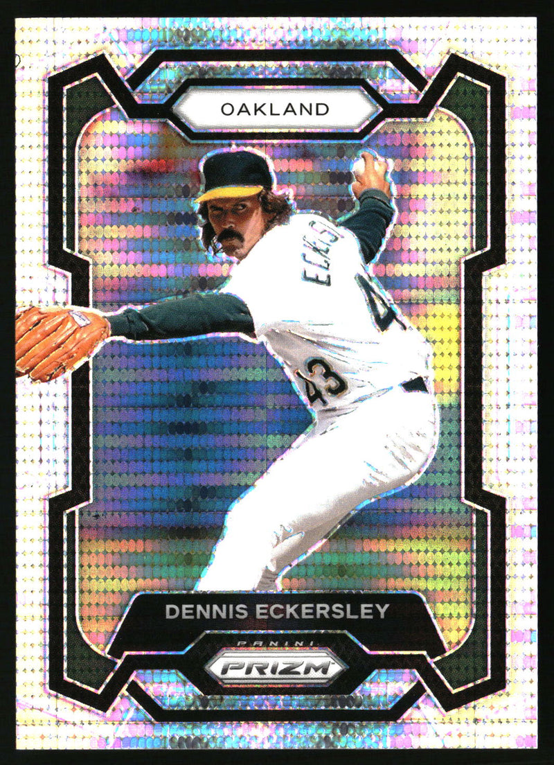 Dennis Eckersley 2024 Panini Prizm #89 Pulsar Prizms SN