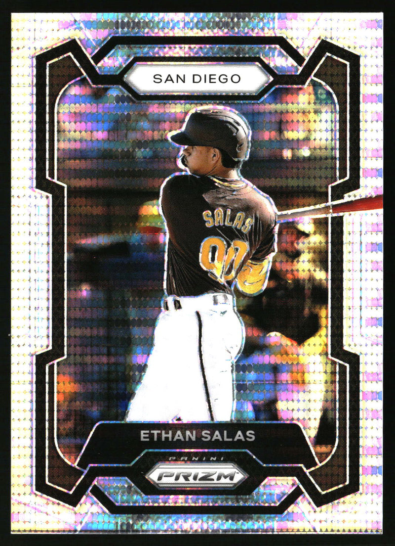 Ethan Salas 2024 Panini Prizm #141 Pulsar Prizms SN