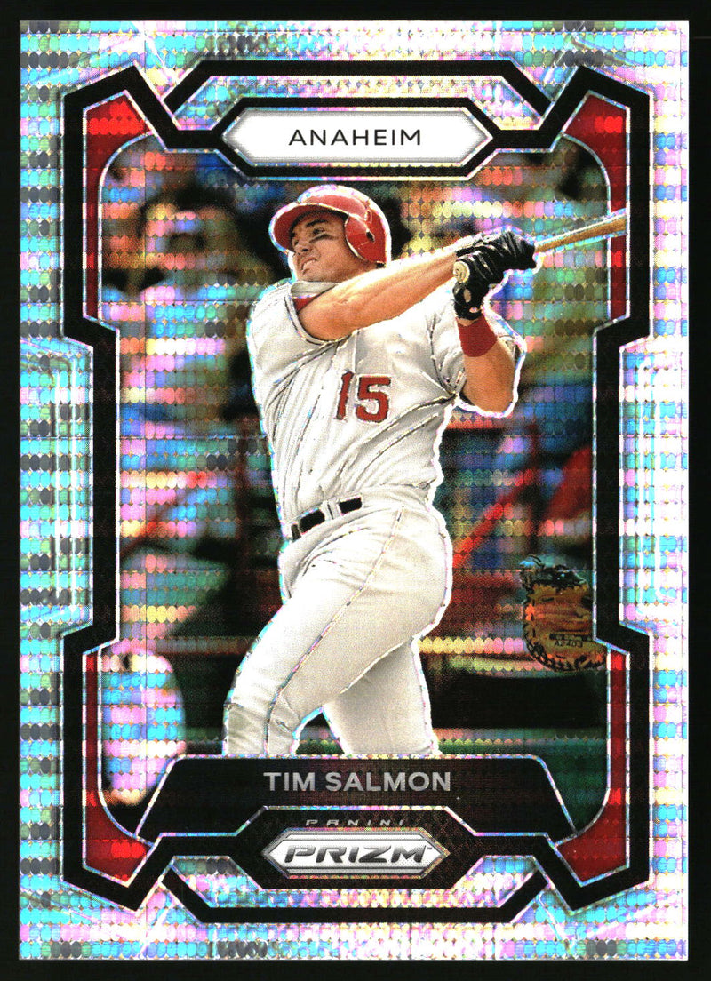 Tim Salmon 2024 Panini Prizm #23 Pulsar Prizms SN
