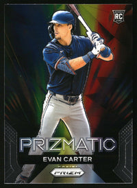 Evan Carter 2024 Panini Prizm #16 Prizmatic
