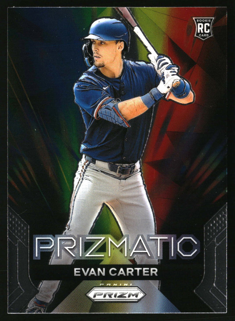 Evan Carter 2024 Panini Prizm #16 Prizmatic