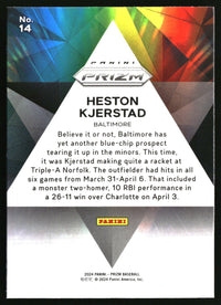 Heston Kjerstad 2024 Panini Prizm #14 Prizmatic