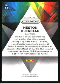 Heston Kjerstad 2024 Panini Prizm #14 Prizmatic