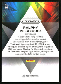 Ralphy Velazquez 2024 Panini Prizm #19 Prizmatic