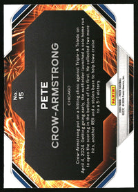 Pete Crow-Armstrong 2024 Panini Prizm #15 Fireworks
