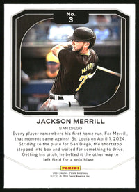 Jackson Merrill 2024 Panini Prizm #3 Top Tier