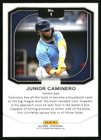 Junior Caminero 2024 Panini Prizm #1 Top Tier