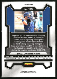 Dalton Rushing 2024 Panini Prizm #116 Silver Prizms
