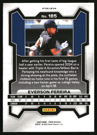 Everson Pereira 2024 Panini Prizm #185 Silver Prizms