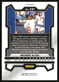 Moises Alou 2024 Panini Prizm #231 Silver Prizms
