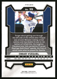 Omar Vizquel 2024 Panini Prizm #39 Silver Prizms