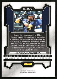 Jackson Chourio 2024 Panini Prizm #277 RC