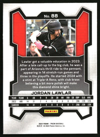 Jordan Lawlar 2024 Panini Prizm #88