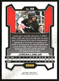 Jordan Lawlar 2024 Panini Prizm #88