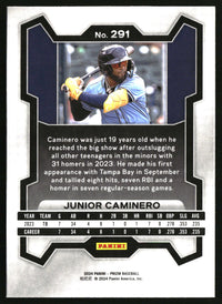 Junior Caminero 2024 Panini Prizm #291 RC