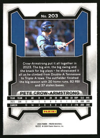 Pete Crow-Armstrong 2024 Panini Prizm #203