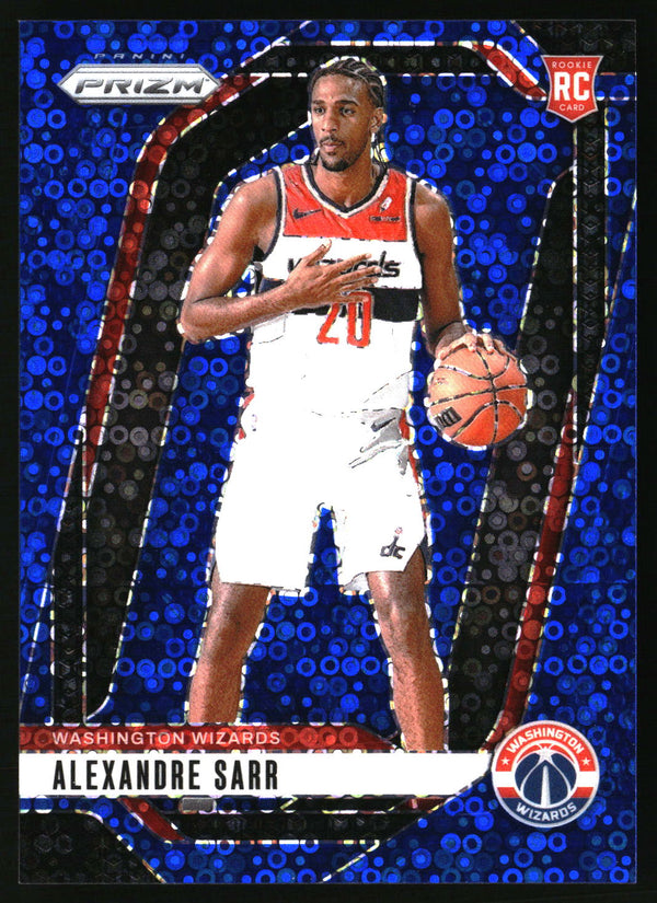 Alexandre Sarr 2024-25 Panini Prizm #264 Prizms Fast Break Blue SN