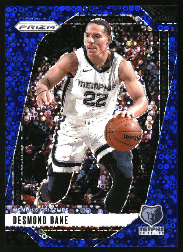 Desmond Bane 2024-25 Panini Prizm #125 Prizms Fast Break Blue SN