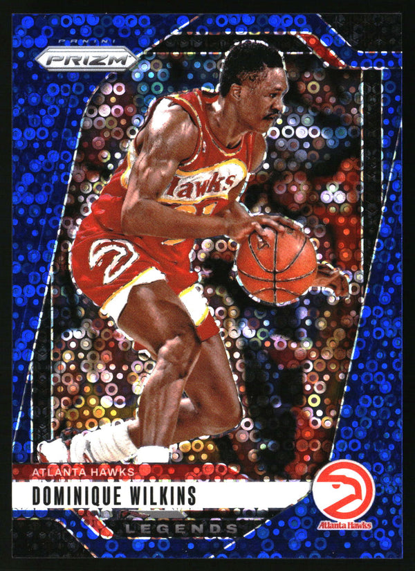 Dominique Wilkins 2024-25 Panini Prizm #282 Prizms Fast Break Blue SN