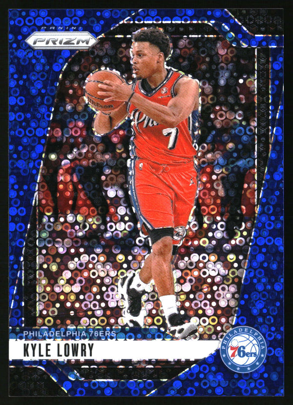 Kyle Lowry 2024-25 Panini Prizm #210 Prizms Fast Break Blue SN