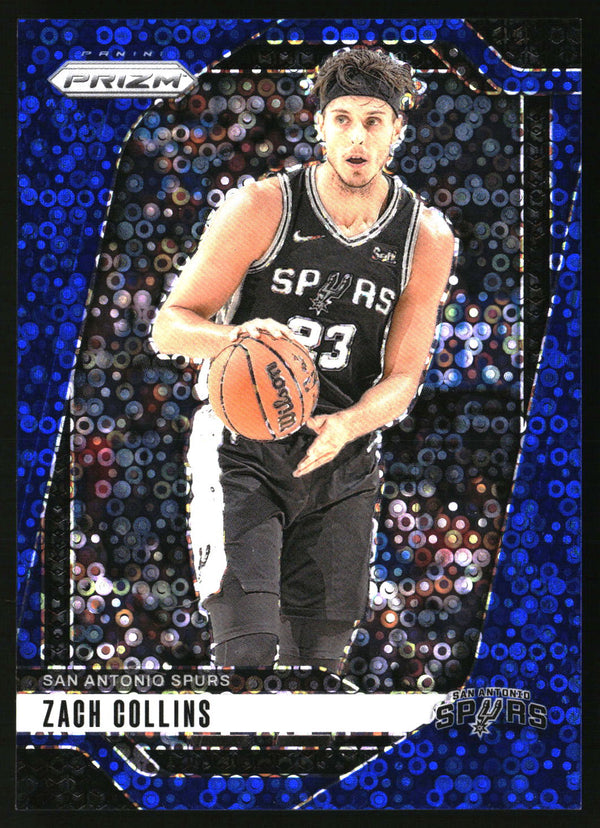 Zach Collins 2024-25 Panini Prizm #197 Prizms Fast Break Blue SN