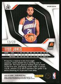 Tyus Jones 2024-25 Panini Prizm #207 Prizms Fast Break Bronze SN