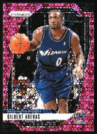 Gilbert Arenas 2024-25 Panini Prizm #275 Prizms Fast Break Pink SN