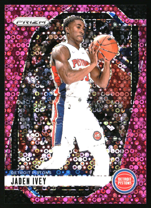Jaden Ivey 2024-25 Panini Prizm #194 Prizms Fast Break Pink SN