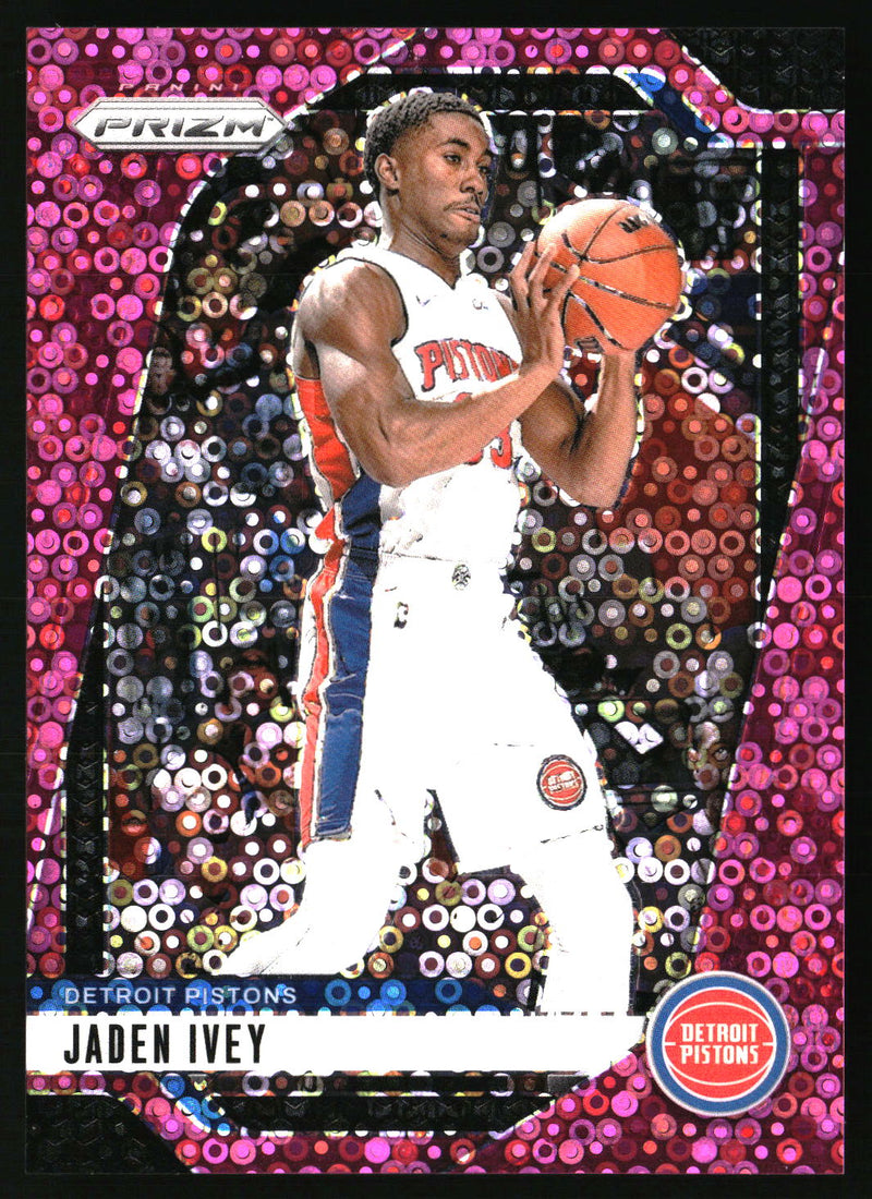 Jaden Ivey 2024-25 Panini Prizm #194 Prizms Fast Break Pink SN