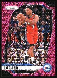 Kyle Lowry 2024-25 Panini Prizm #210 Prizms Fast Break Pink SN