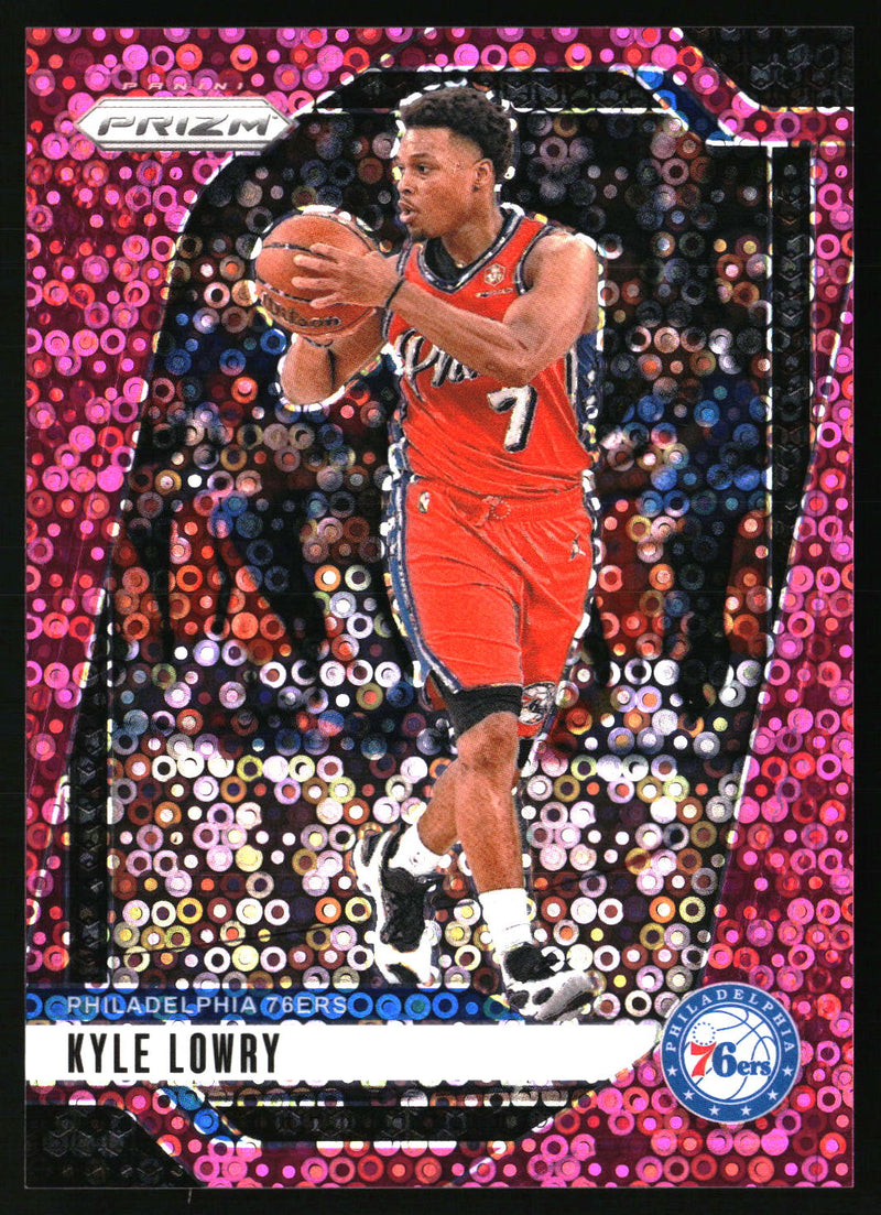 Kyle Lowry 2024-25 Panini Prizm #210 Prizms Fast Break Pink SN