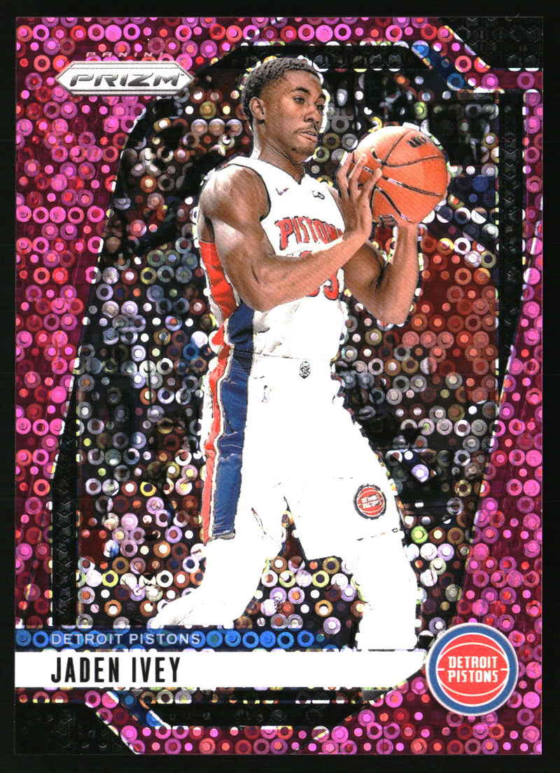Jaden Ivey 2024-25 Panini Prizm #194 Prizms Fast Break Pink SN