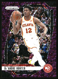 De'Andre Hunter 2024-25 Panini Prizm #47 Prizms Fast Break Purple SN