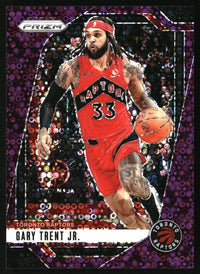 Gary Trent Jr. 2024-25 Panini Prizm #33 Prizms Fast Break Purple SN