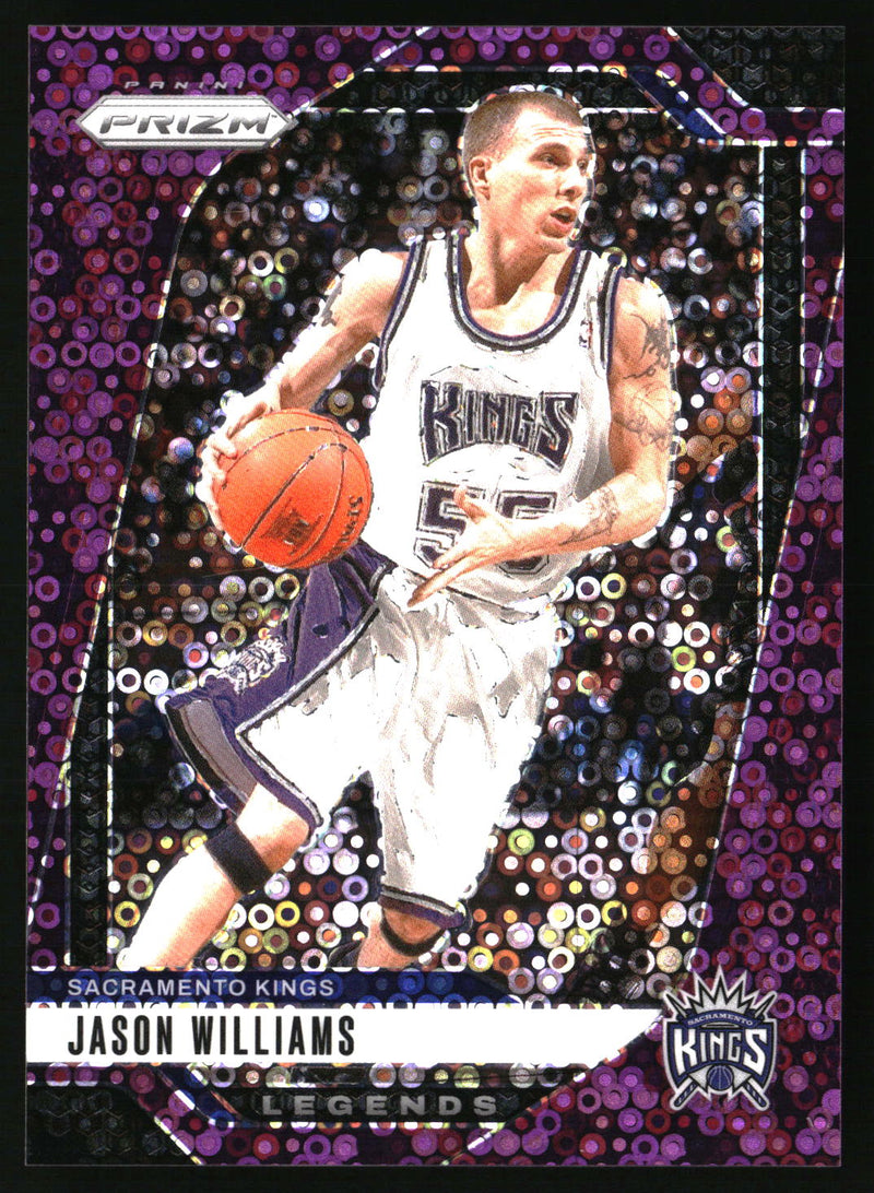 Jason Williams 2024-25 Panini Prizm #287 Prizms Fast Break Purple SN
