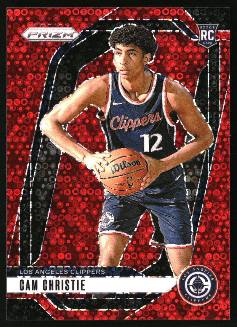 Cam Christie 2024-25 Panini Prizm #242 Prizms Fast Break Red SN