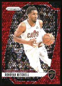 Donovan Mitchell 2024-25 Panini Prizm #155 Prizms Fast Break Red SN