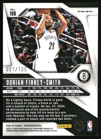 Dorian Finney-Smith 2024-25 Panini Prizm #108 Prizms Fast Break Red SN