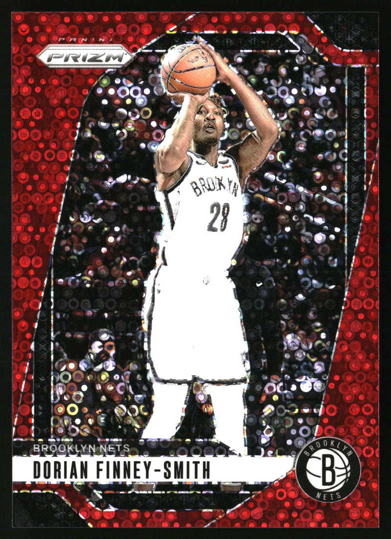 Dorian Finney-Smith 2024-25 Panini Prizm #108 Prizms Fast Break Red SN