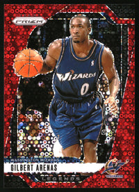 Gilbert Arenas 2024-25 Panini Prizm #275 Prizms Fast Break Red SN