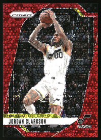 Jordan Clarkson 2024-25 Panini Prizm #3 Prizms Fast Break Red SN