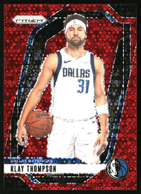 Klay Thompson 2024-25 Panini Prizm #107 Prizms Fast Break Red SN