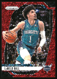 LaMelo Ball 2024-25 Panini Prizm #30 Prizms Fast Break Red SN